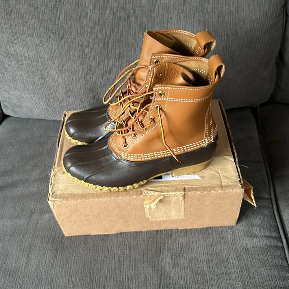 L.L. Bean Brown and Dark Brown Men's Rain & Snow Boots